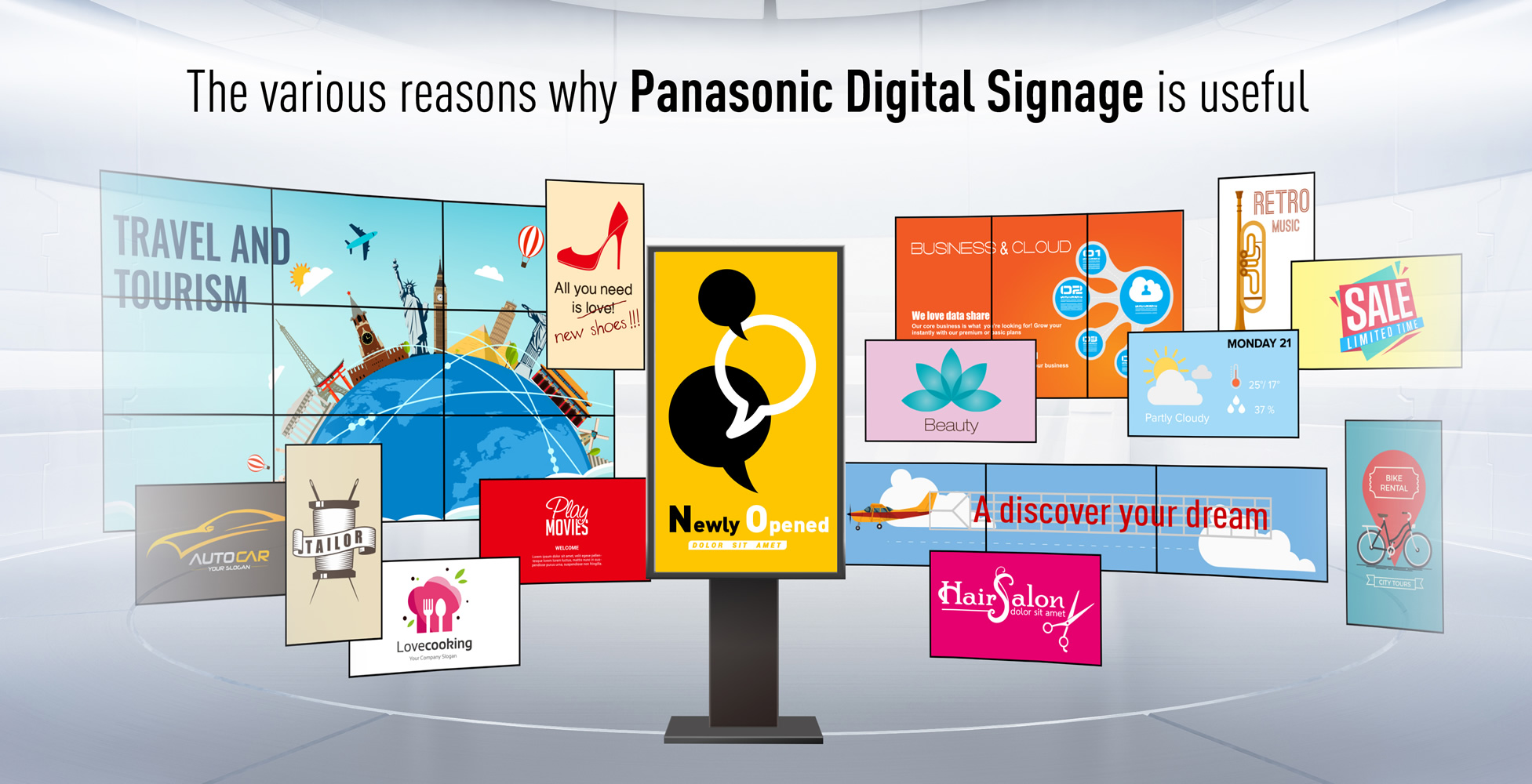 How your customers can use Digital Signage - Alloys