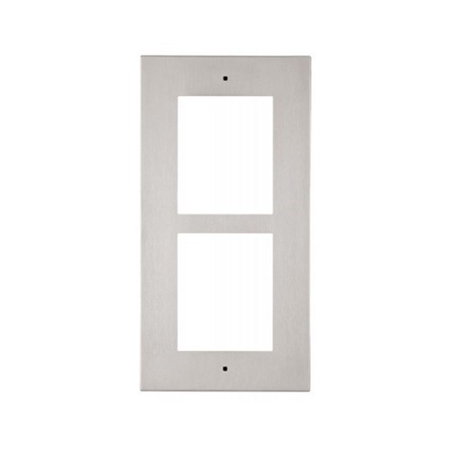 IP Verso Flush Mount Frame for Installation in Wall 2 Modules Nickel 130 X 257 X 5MM