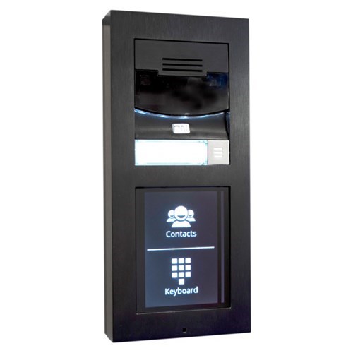 IP Verso Flush Mount Frame for Installation in Wall 3 Modules Black 130 X 361 X 5MM