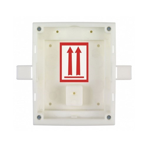 IP Verso Flush Mount Box for Installation in Wall 1 Module 108 X 136 X 45MM