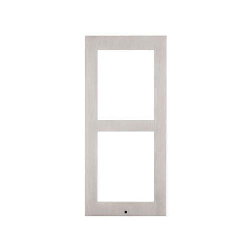 IP Verso Surface Installation Framefor 2 Module Nickle 107 X 234 X 28 Mm