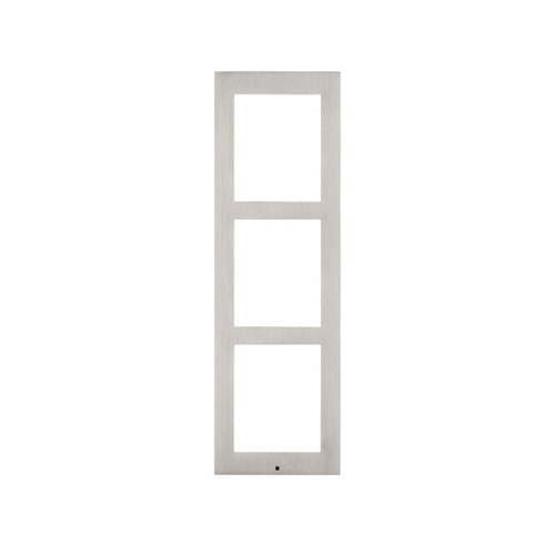 IP Verso Surface Installation Frame for 3 Module Nickle 107 X 339 X 28 Mm