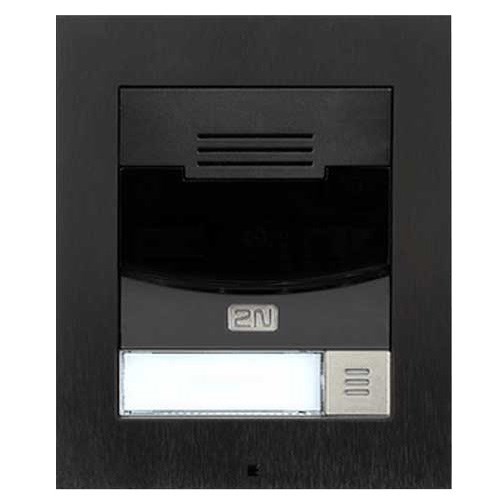 IP Solo Intercom with Camera Flush Mount Black