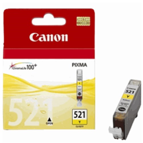 CLI521Y Yellow Ink Cartridge for IP3600 4600 4700 MP980 990 MX860 870