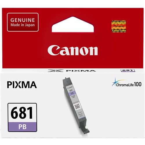 Canon CLI681PB Photo Blue Ink Tank 250 Pages for TS8160 TS9160