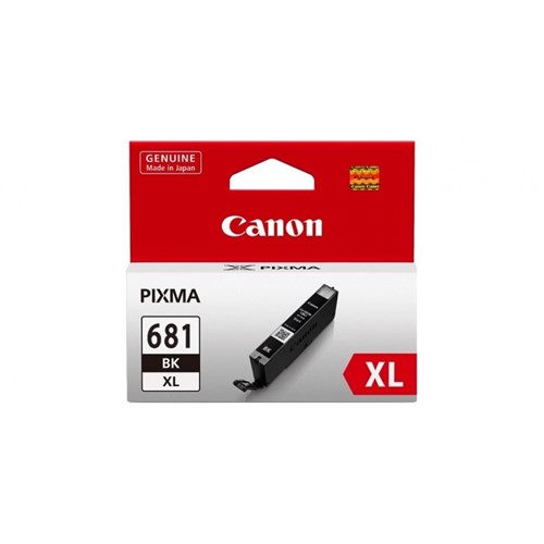 Canon CLI681XLBK Black Ink 500 Pages for TR7560 TR8560 TS6160 TS8160 TS9160