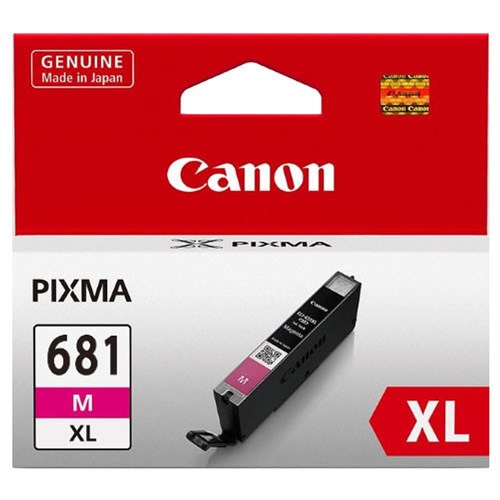 Canon CLI681XLM Magenta Ink Tank 500 Pages for TR7560 TR8560 TS6160 TS8160 TS9160
