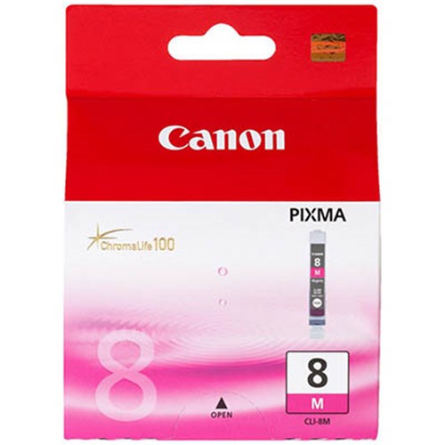 CLI8M Magenta Ink Cartridge IP4200 4300 4500 5200 5300 MP500 530 600 610 800 810