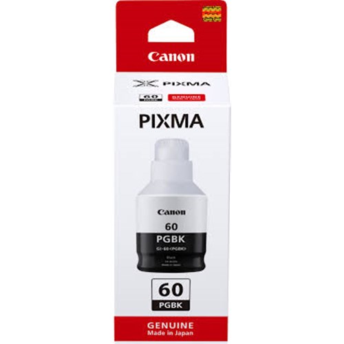 GI60BK Black 170ML Ink Bottle for Pixma Endurance G6060 G6065 G7060 G7065