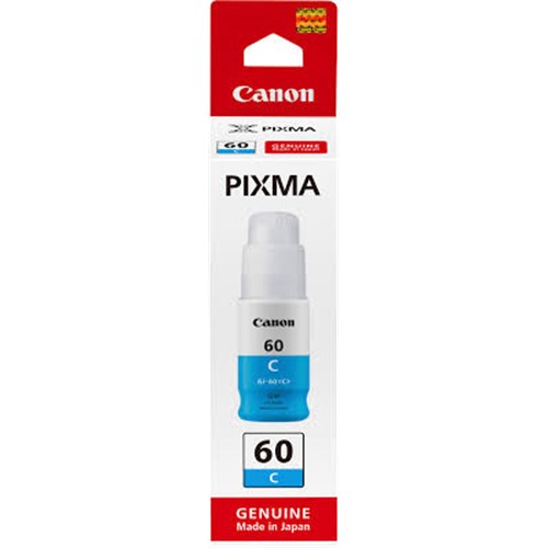 GI60C Cyan 70ML Ink Bottle for Pixma Endurance G6060 G6065 G7060 G7065