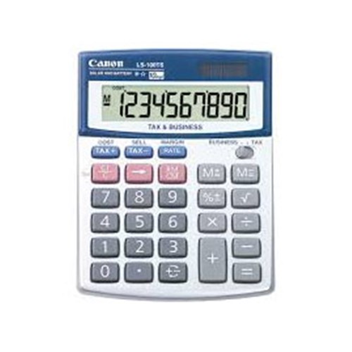 LS100TS 10 Digit Tax/ Business Angled Display Calculator