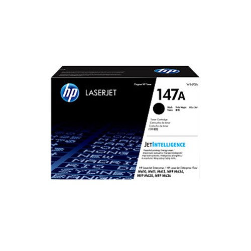 Hp 147A Black Original Laserjet Toner Cartridge 10500 Page Yield