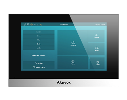 7" SIP Indoor Unit in Silver (Android Version)