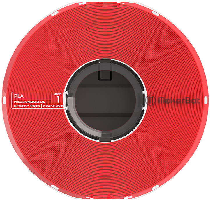 MakerBot 1.75mm PLA Precision Filament (True Red) METHOD
