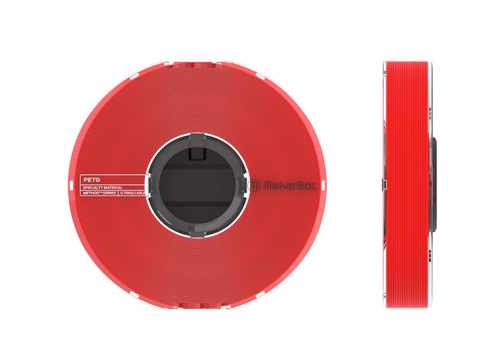 MakerBot 1.75mm PETG Specialty Filament (Red) METHOD