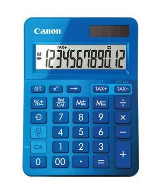 Canon LS-123KMBL Desktop Calculator - Blue