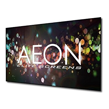 110" Fixed Frame 16:9 Projector Screen Edge Free Ultra Thin Velvet Tape - Aeon
