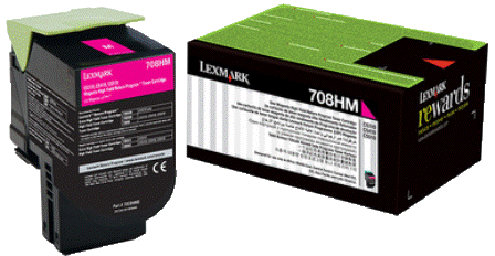 Lexmark High Yield Corporate Toner Cartridge for CX/CS410 510 & CS310 Printer Series 3 000 Pages Yield Magenta