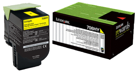 Lexmark Extra High Yield Corporate Toner Cartridge for CX510 & CS510 Printer Series 4 000 Pages Yield Yellow
