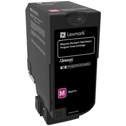 Lexmark Return Programme Toner Cartridge for CS720 CS725 & CX725 Printer Series 3 000 Pages Yield Magenta