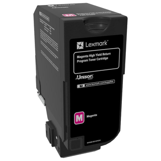 Lexmark High Yield Return Programme Toner Cartridge for CS725 Printer Series 12 000 Pages Yield Magenta