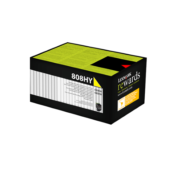 Lexmark High Yield Corporate Toner Cartridge for CX410 & CX510 Printer Series 3 000 Pages Yield Yellow