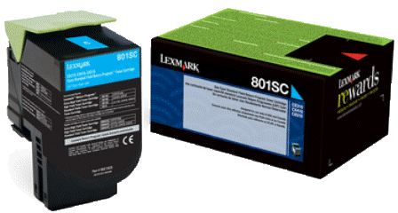Lexmark Corporate Toner Cartridge for CX310 CX410 & CX510 Printer Series 2 000 Pages Yield Cyan