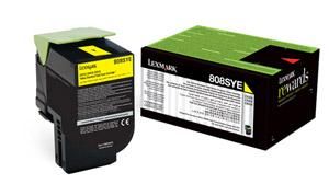 Lexmark Corporate Toner Cartridge for CX310 CX410 & CX510 Printer Series 2 000 Pages Yield Yellow