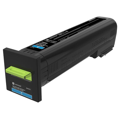Lexmark Extra High Yield Return Programme Toner Cartridge for CX825 & CX860 Printer Series 22 000 Pages Yield Cyan