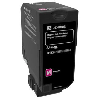 Lexmark High Yield Return Programme Toner Cartridge for CX725 Printer Series 16 000 Pages Yield Magenta