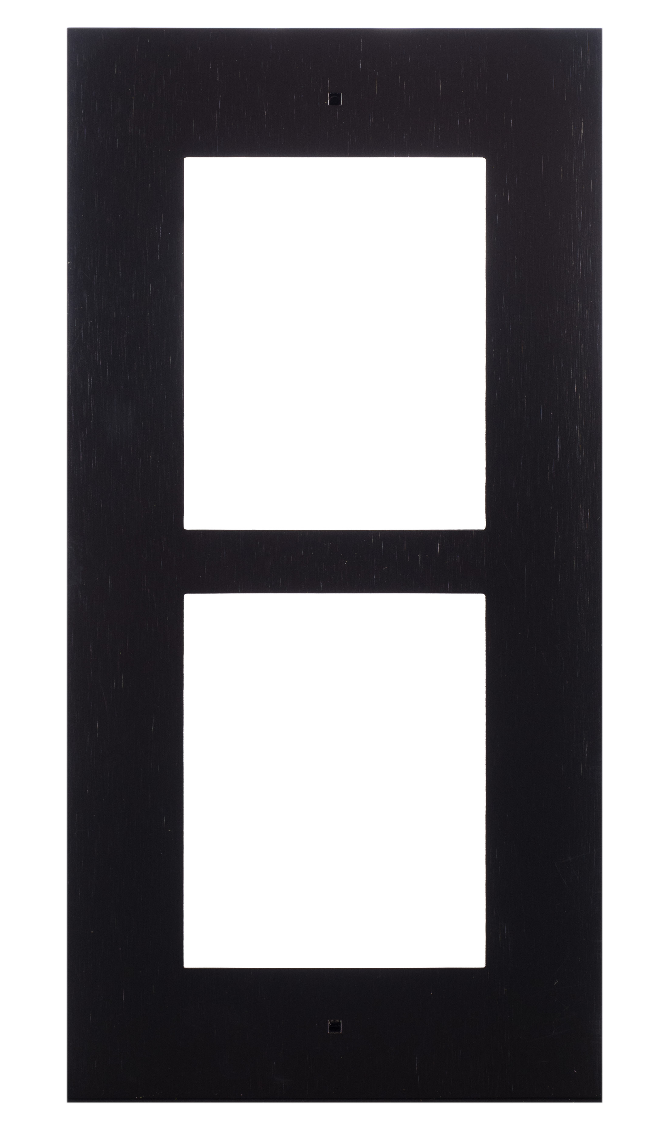IP Verso Flush Mount Frame for Installation in Wall 2 Modules Black 130 X 257 X 5MM