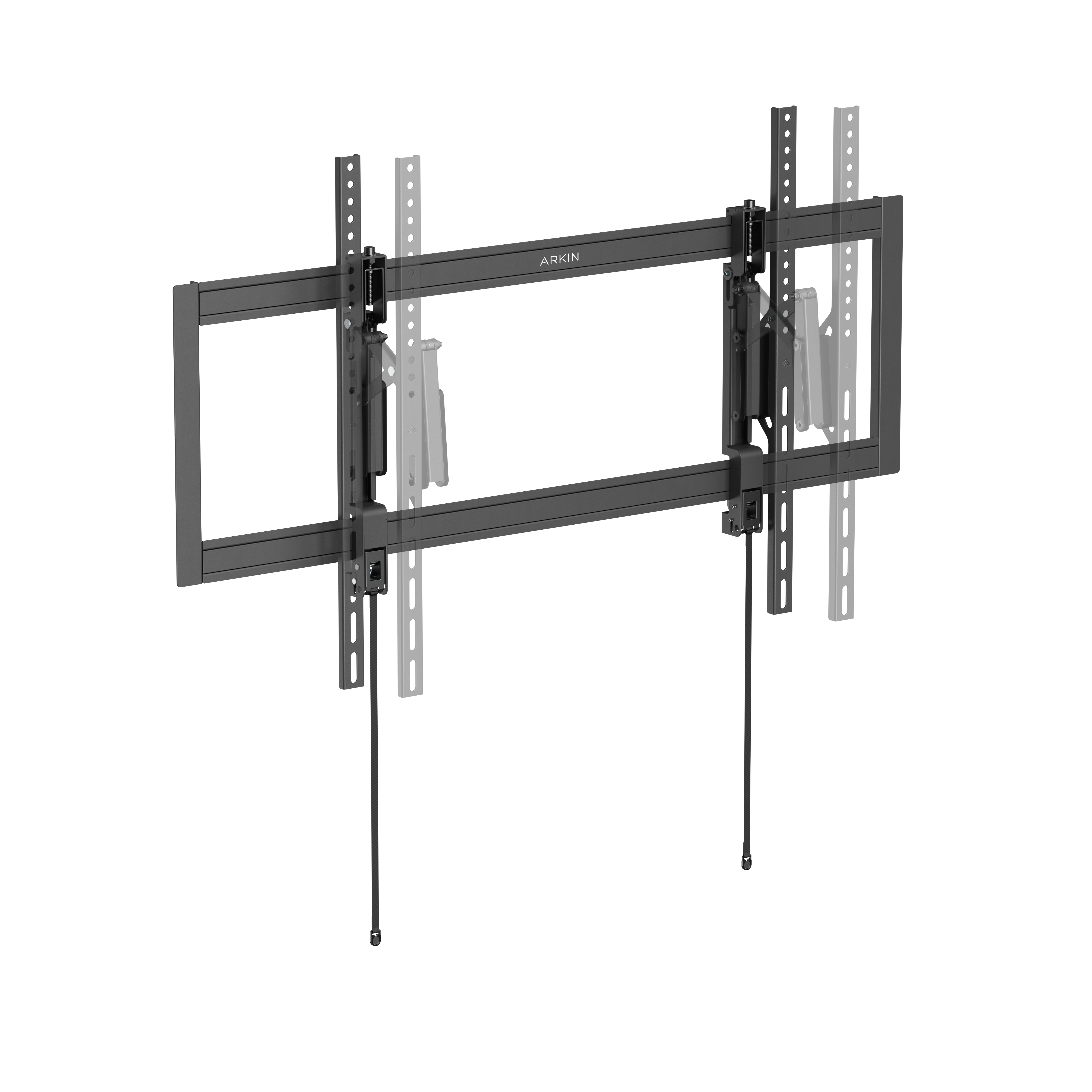 Arkin ANTI-THEFT Heavy Duty Extend Out Tilt Tv Wall Mount 55" to 105" 80KG 53MM to 172MM