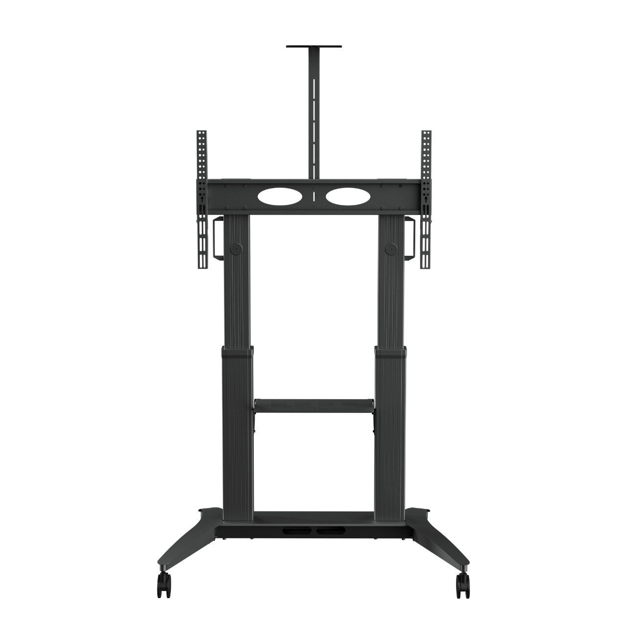 Arkin Manual Height Adjustable Tv Trolley to Fit 65" to 110" Max 145KG Vesa Up to 1000x600
