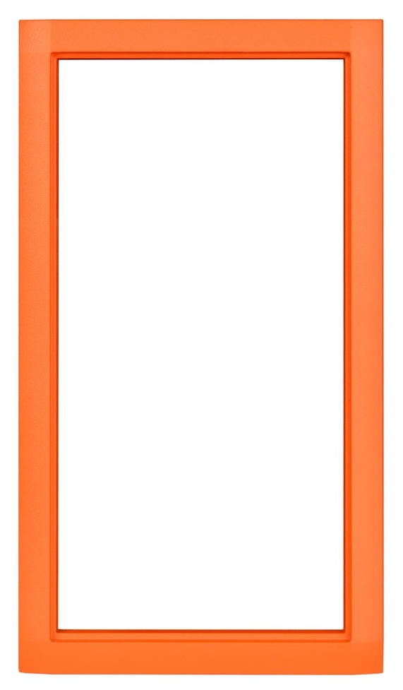 Safety - Metal Frame Orange Color