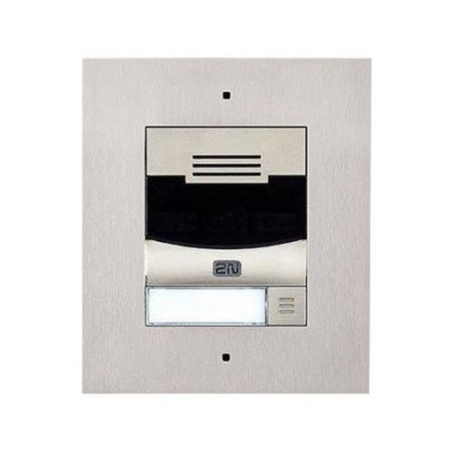 IP Solo Intercom with Camera Flush Mount Nickel