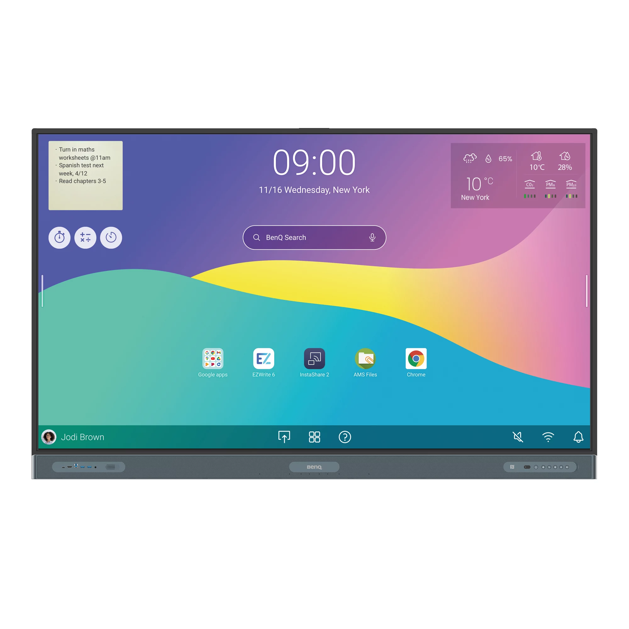 Benq 86" RP8604 4K UHD 450NITS 1200:1 Contrast Android 13 with WI-FI Dongle - 5YRS Wty
