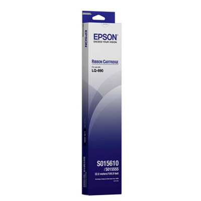 Epson C13S01561 Black Ribbon for LQ-690 20K Yield