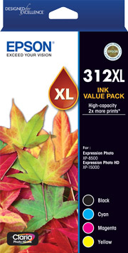 Epson C13T183A92 312XL 4 Colour Pack XP-8500 XP-15000