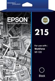 Epson 215 Pigment Black Ink for Workforce WF-100