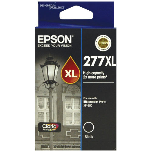 277XL Claria Photo HD Black Ink High Capacity for XP-850