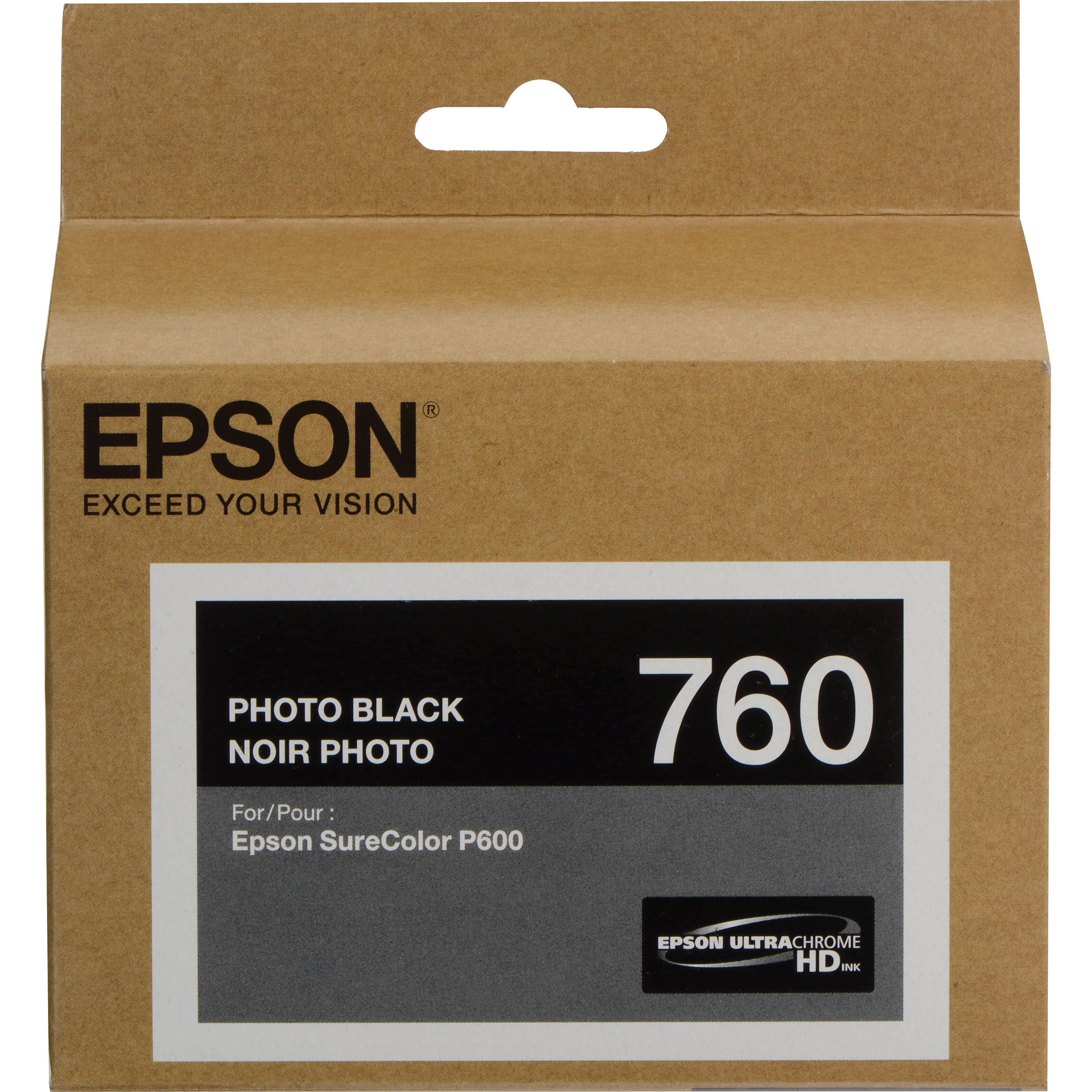 Epson Ultrachrome HD Ink Surecolor SC-P600 Photo Black Ink Cart