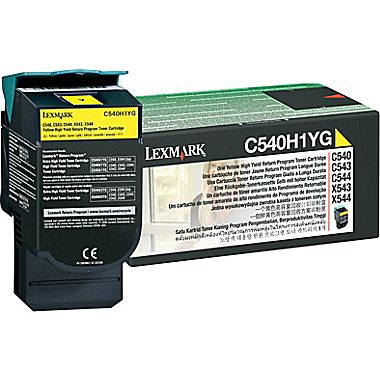 Lexmark Return Programme Toner Cartridge for C54x & X54x Printer Series 2 000 Pages Yield Yellow