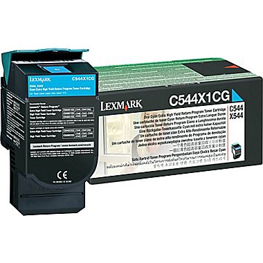 Lexmark Return Programme Toner Cartridge for C/X544 546 & X548 Printer Series 4 000 Pages Yield Cyan