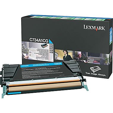 Lexmark Return Programme Toner Cartridge for C/X734 746 & X738 Printer Series 6 000 Pages Yield Cyan