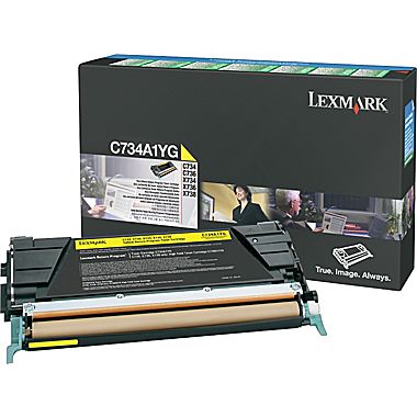 Lexmark Return Programme Toner Cartridge for C/X734 746 & X738 Printer Series 6 000 Pages Yield Yellow