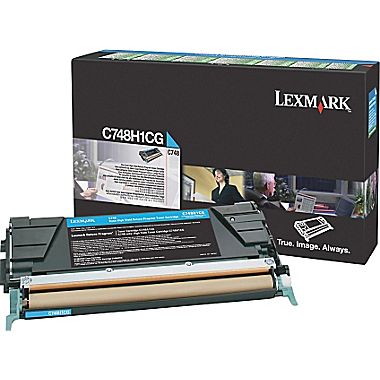 Lexmark Return Programme Toner Cartridge for C748 & X748 Printer Series 10 000 Pages Yield Cyan