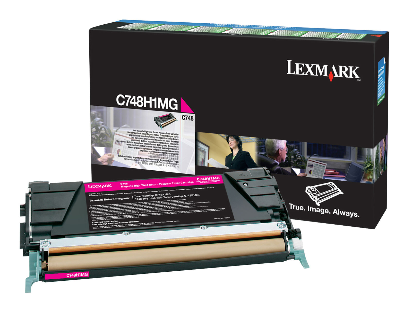 Lexmark Return Programme Toner Cartridge for C748 & X748 Printer Series 10 000 Pages Yield Magenta