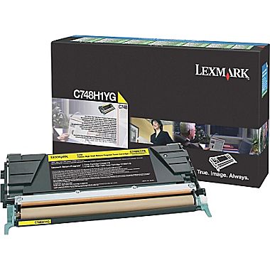 Lexmark Return Programme Toner Cartridge for C748 & X748 Printer Series 10 000 Pages Yield Yellow