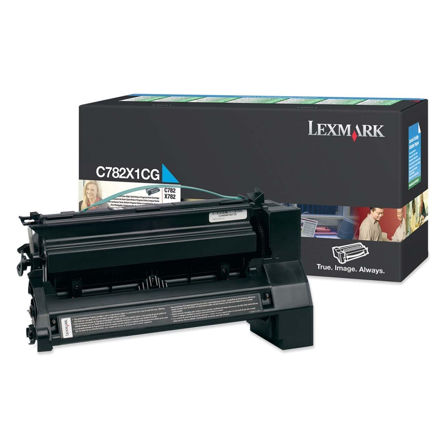 Lexmark Return Programme Print Cartridge for C/X782 & 782XL Printer Series 15 000 Pages Yield Cyan