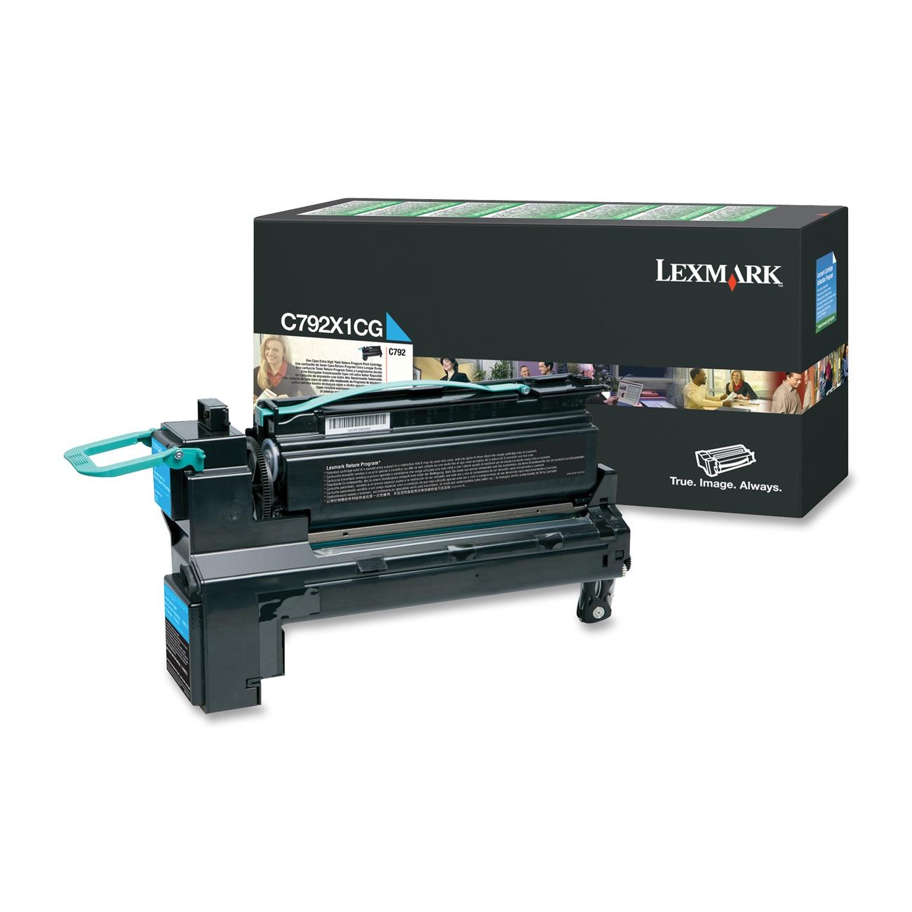 Lexmark Return Programme Print Cartridge for C792 & X792 Printer Series 20 000 Pages Yield Cyan